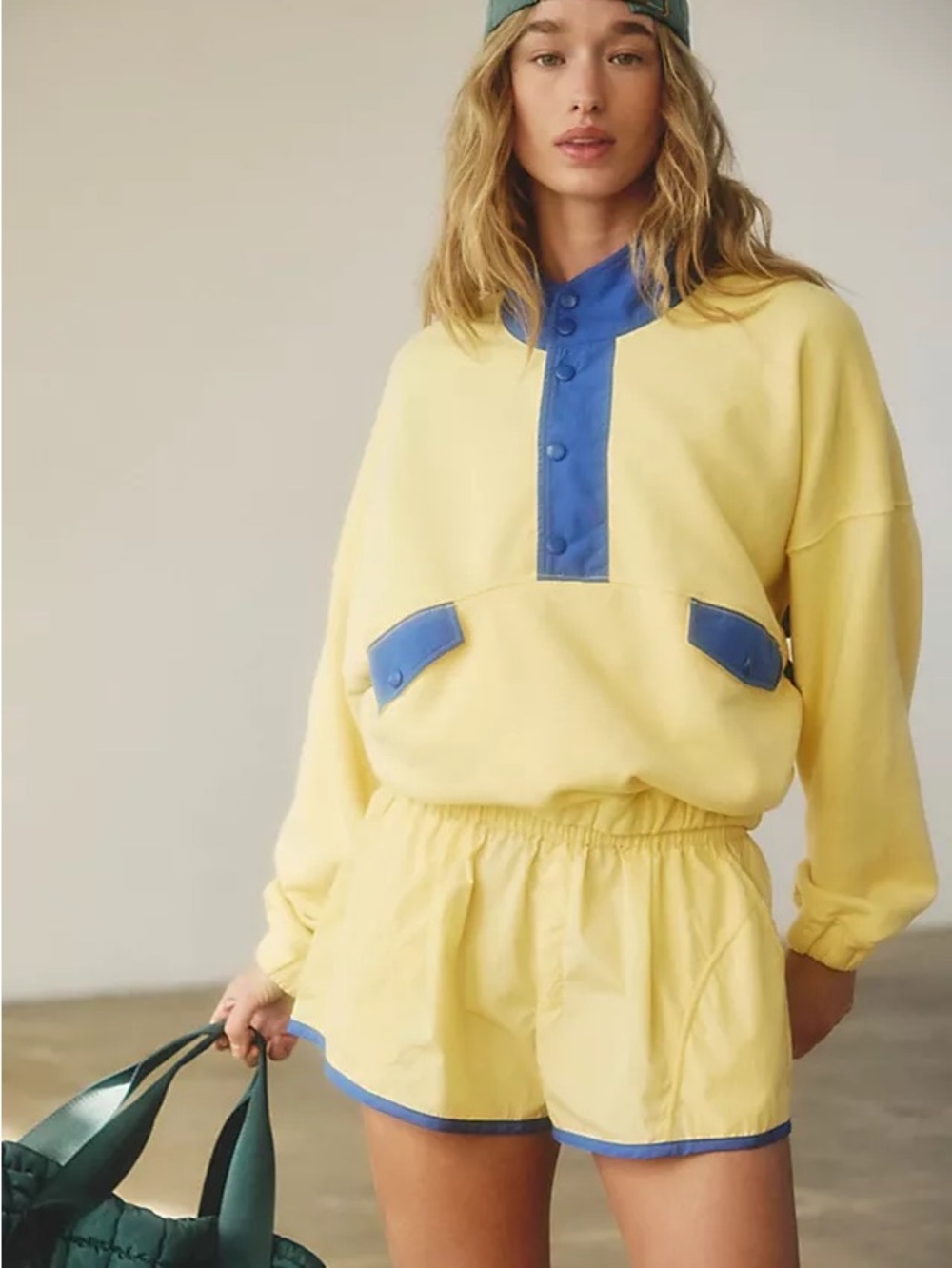 Two Piece Colorblock Set - Picture 1 of 6